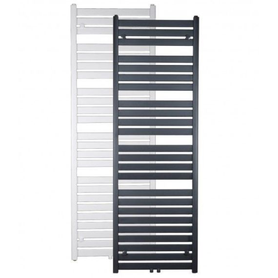 AQUAMARIN Vertikální koupelnový radiátor 180 x 60 cm, antra.