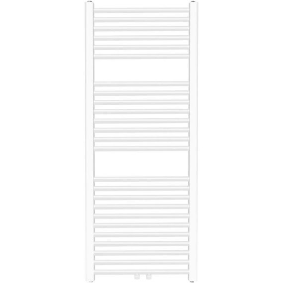 AQUAMARIN Vertikální koupelnový radiátor 140 x 60 cm, bílý