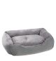 Petstuff Pelíšek pro psa, velikost S, 50 x 40 x 17 cm, šedý