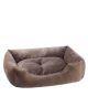 Petstuff Pelíšek pro psa, velikost L, 80 x 70 x 20 cm, hnědý