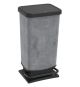 ROTHO Odpadkový koš PASO 40 l, beton