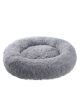 Petstuff Pelíšek pro psa, kulatý, světle šedý, 80 cm