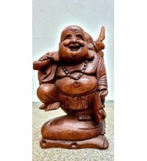 Dřevěná socha Buddha 40 cm
