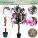 PLANTASIA Umělý strom, 120 cm, Wisteria růžová