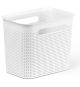 Úložný box BRISEN, 7 L, plast, bílý