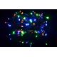Vánoční LED řetěz - 10 m, 100 LED, barevný