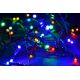 Vánoční LED řetěz - 10 m, 100 LED, barevný