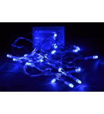 Vánoční LED řetěz 3 m, 30 diod, modrý