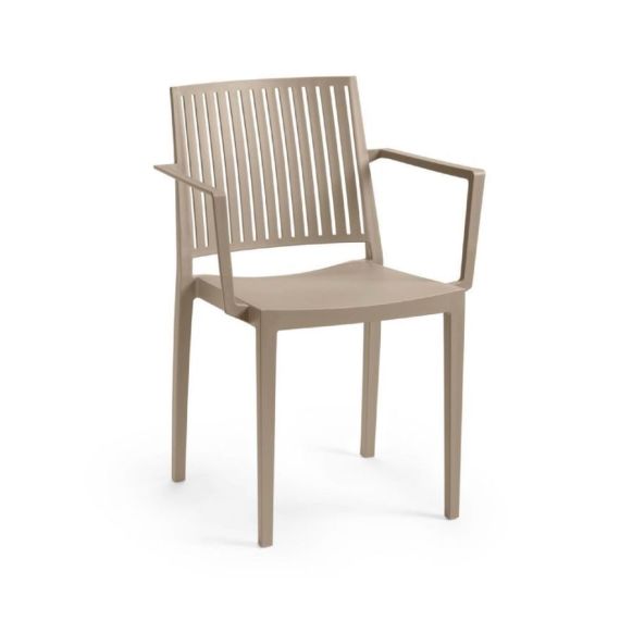 Zahradní křeslo BARS ARMCHAIR - taupe