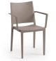 Židle MOSK ARMCHAIR,  82 x 57 x 56 cm, taupe