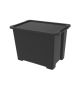 ROTHO Úložný box s víkem EVO EASY 65 L, plast, černý