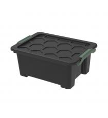 ROTHO Úložný box s víkem EVO SAFE 11 L, plast, černý