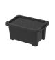 ROTHO Úložný box s víkem EVO EASY 4 L, plast, černý