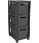 Brisen komoda, 3 x 16 l, antracit