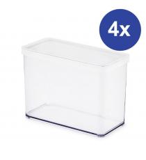 Krabička SET LOFT, 4 x 2, 1 l, bílá