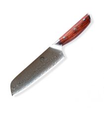 Nůž Dellinger Santoku, damascénská ocel, 17,5 cm