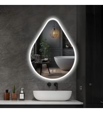 IREDA koupelnové zrcadlo s osvětlením, 100 x 60 cm