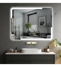 IREDA Koupelnové LED zrcadlo s osvětlením, 80 x 60 cm