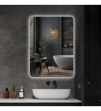IREDA koupelnové zrcadlo s LED osvětlením, 70 x 50 cm