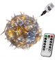 VOLTRONIC Vánoční řetěz 60 m, 600 LED, teple/studeně bílý