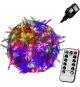 VOLTRONIC Vánoční řetěz 10 m, 100 LED, barevný, ovladač