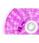 LED světelný kabel 240 diod, 10 m, růžový