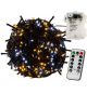 VOLTRONIC Vánoční řetěz 10 m, 100 LED, teplá/studená bílá