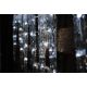 Vánoční osvětlení - rampouchy, studená bílá, 8 funkcí