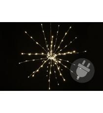 Vánoční LED osvětlení - meteorický déšť, teple bílý, 120 LED