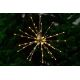 Vánoční LED osvětlení - meteorický déšť, teple bílý, 120 LED