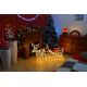 Světelná LED dekorace vánoční sob - 140 cm, teple bílý