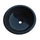 Kamenné umyvadlo Gemma 501 leštěný mramor Ø45 cm Black