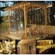Vánoční světelný závěs - 3x3 m, 300 LED, teple bílý
