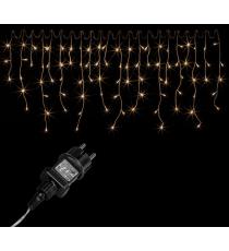 Vánoční světelný déšť - 15 m, 600 LED, teple bílý