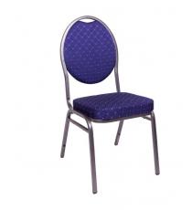 Kongresová židle kovová MONZA- modrá