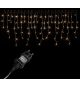 Světelný déšť 200 LED teple bílý – 5 m, venkovní i vnitřní