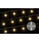 diLED světelný řetěz 100 LED, teple bílý, bez trafa