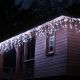 Vánoční světelný déšť - 10 m, 400 LED, studeně bílý, ovladač