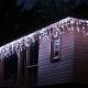 Vánoční světelný déšť - 15 m, 600 LED, studeně bílý