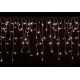 Vánoční světelný déšť - 15 m, 600 LED, teple bílý, ovladač