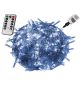 VOLTRONIC Vánoční řetěz 20 m, 200 LED, studeně bílý, ovladač