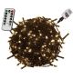 VOLTRONIC Vánoční řetěz 60 m, 600 LED, teple bílé, ovladač