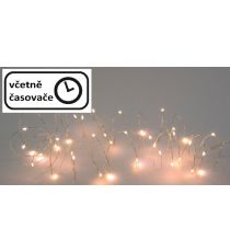 Vánoční LED osvětlení 8 m - 80 LED, teplá bílá