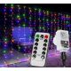 VOLTRONIC Vánoční světelný závěs - 6x3 m, 600 LED, barevný