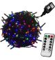 VOLTRONIC Vánoční řetěz 5 m, 50 LED, barevný, ovladač