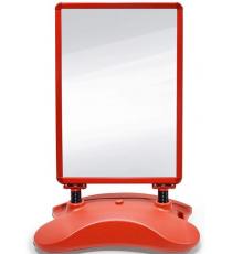 Reklamní stojan, červený, 635 x 1150 x 350 mm