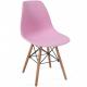 MIADOMODO Sada jídelních židlí, 6 kusy, růžová
