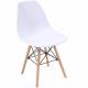MIADOMODO Sada jídelních židlí, 4 kusy, bílé