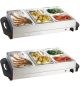 Jago Sada 2 bufetových ohřívačů jídel, 150 W