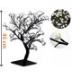 Dekorativní LED osvětlení, strom s květy 45 cm, studeně bílé